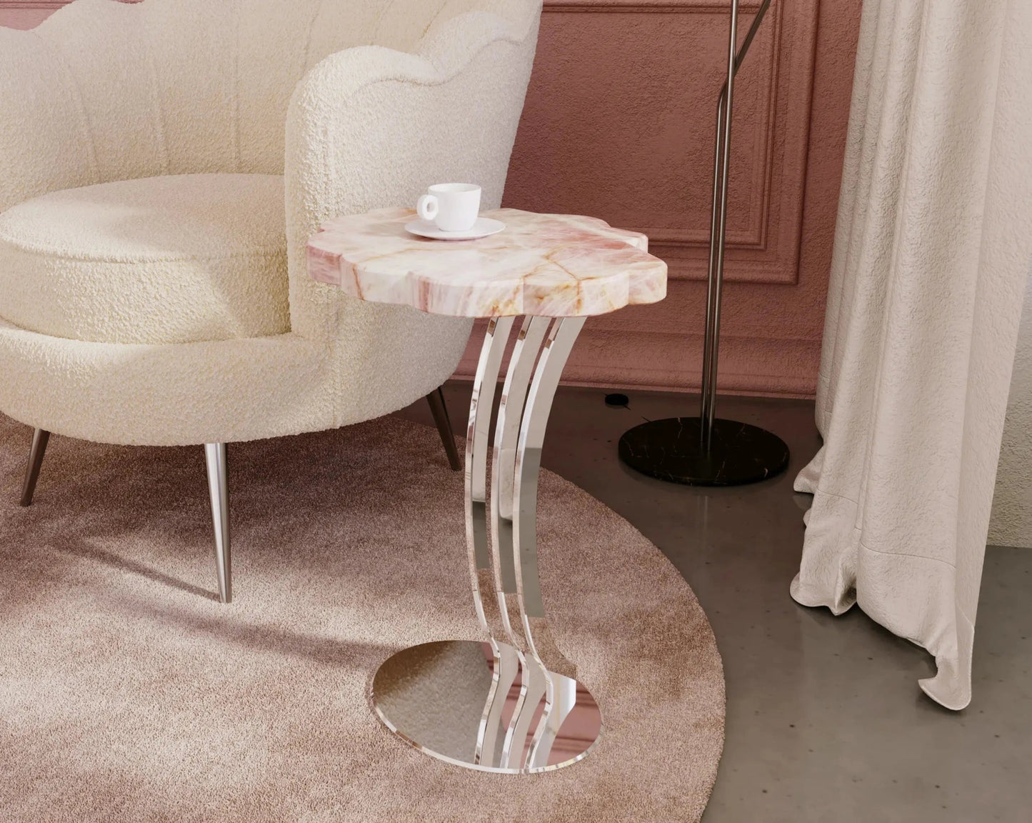 Scallop Side Table - Formatecnica
